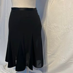 Vintage Petite Sophisticate black skirt. Size 8